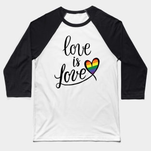 LGBT - Love is Love Baseball T-Shirt